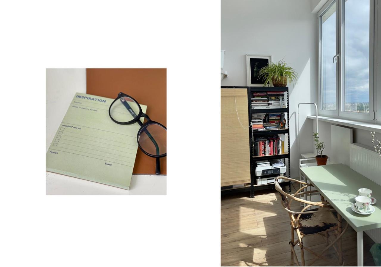Atelier W Sercu Warszawy Z Panoramicznym Widokiem Apartamento Varsóvia Exterior foto