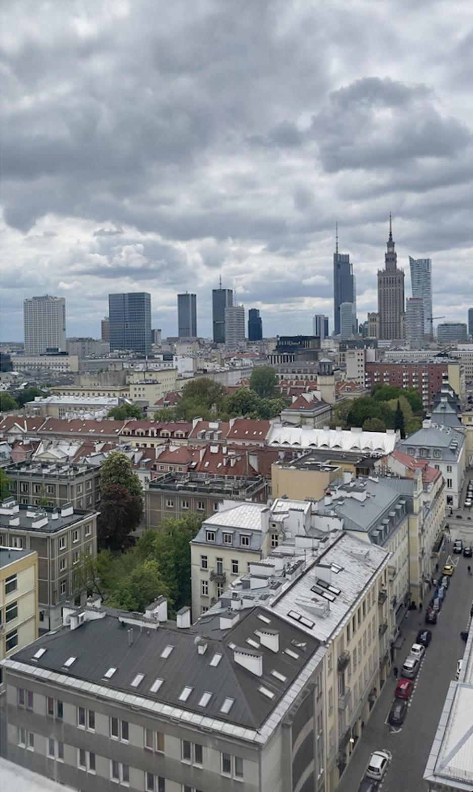 Atelier W Sercu Warszawy Z Panoramicznym Widokiem Apartamento Varsóvia Exterior foto