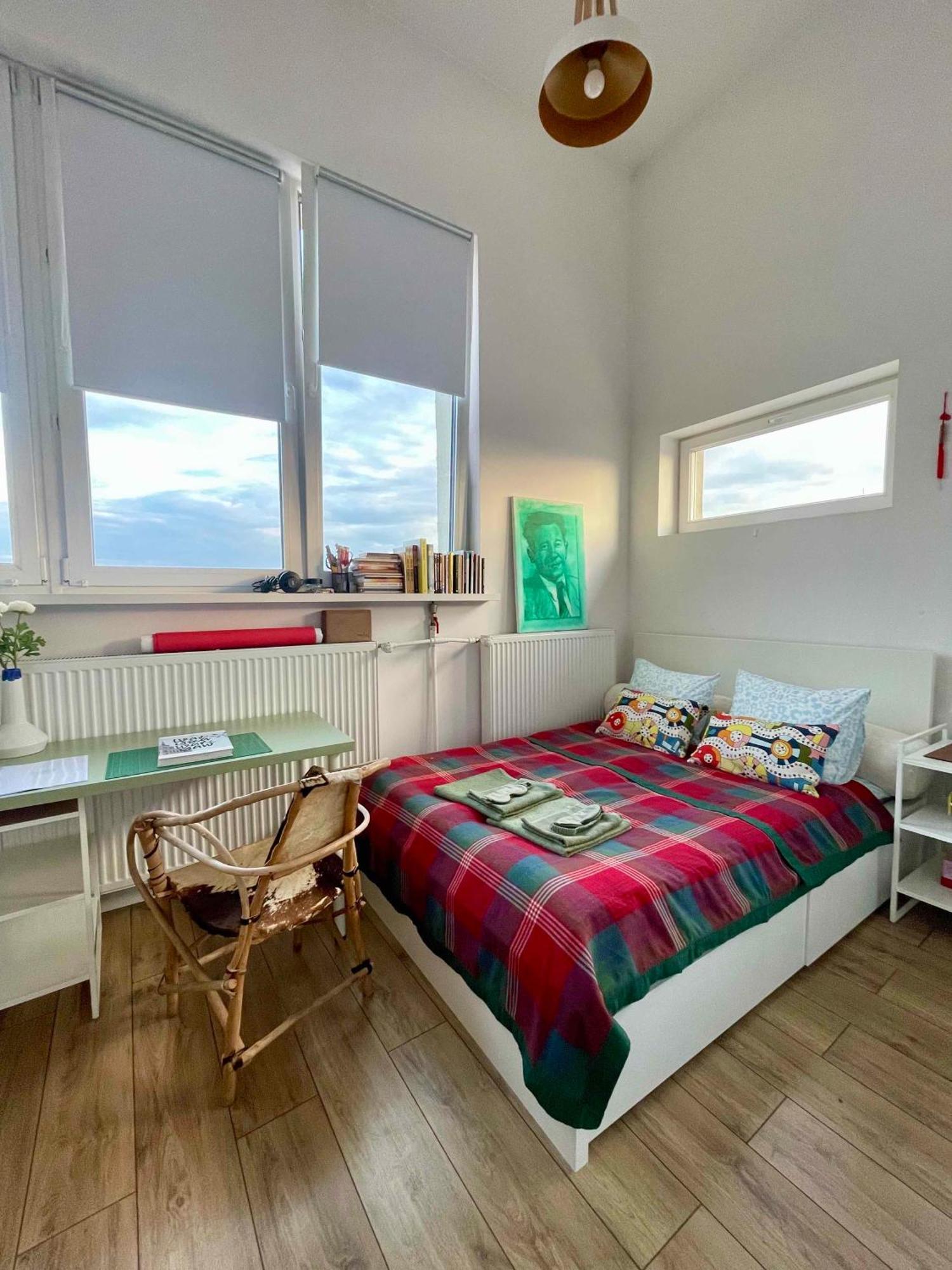Atelier W Sercu Warszawy Z Panoramicznym Widokiem Apartamento Varsóvia Exterior foto